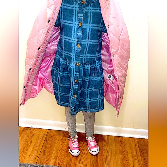 Adorable button-down, Jean dress 🍭 - Picture 2 of 9